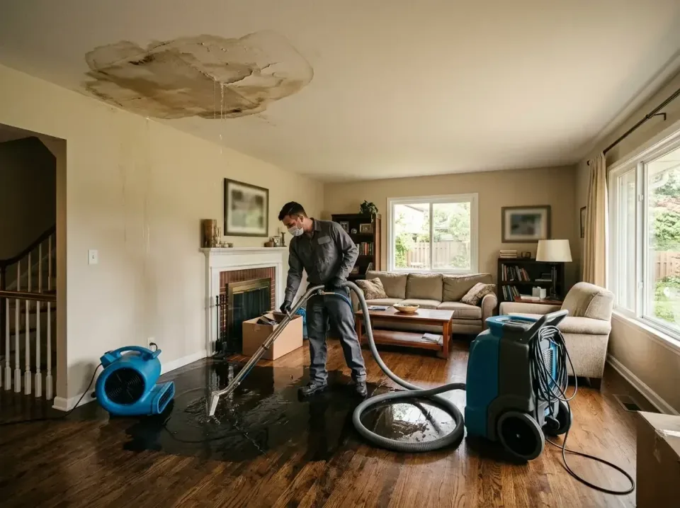 attic-pipe-burst-ceiling-drip-008 — frequently asked questions, Water Damage Restoration & Carpet Care in Gooding, ID